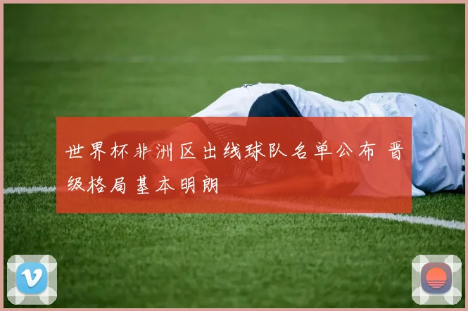 世界杯非洲区出线球队名单公布 晋级格局基本明朗